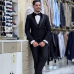 Smoking Noir Col Châle — Soirée & Mariage